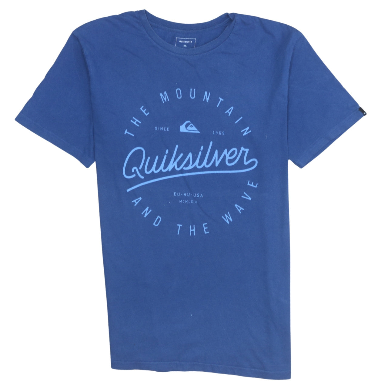 Mens UK Size XL Quiksilver Blue  T-Shirt