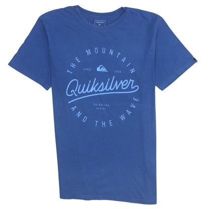 Mens UK Size XL Quiksilver Blue  T-Shirt