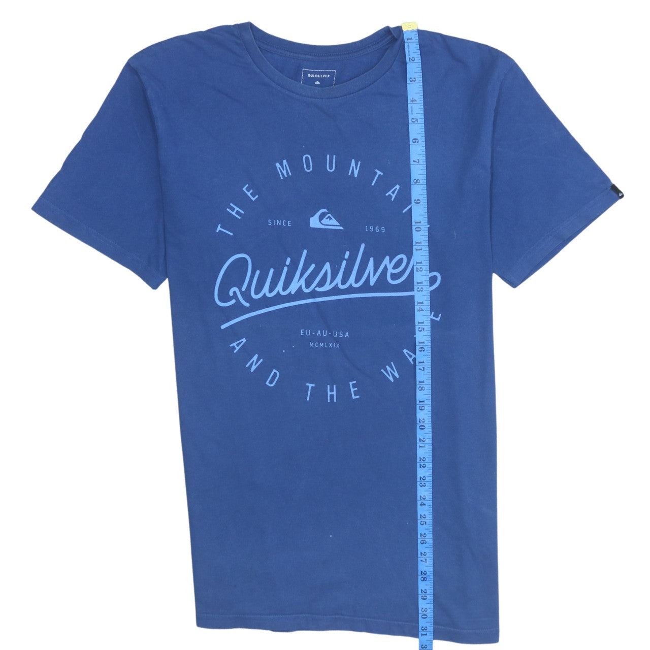 Mens UK Size XL Quiksilver Blue  T-Shirt
