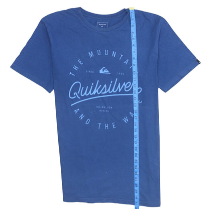 Mens UK Size XL Quiksilver Blue  T-Shirt