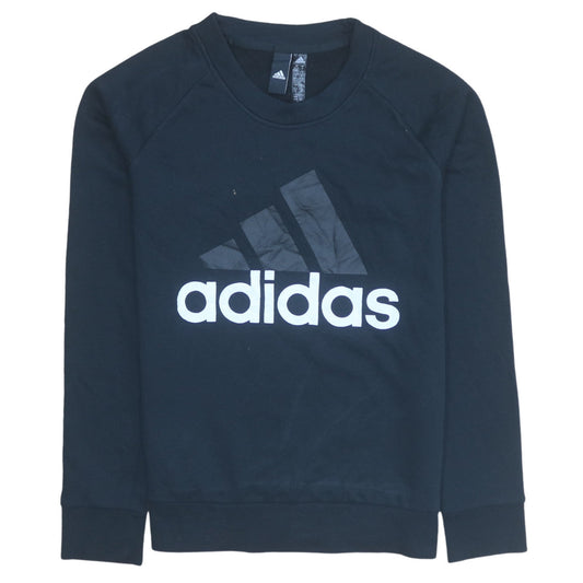 Womens UK Size M adidas Black Pullover Sweatshirt