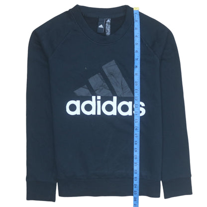 Womens UK Size M adidas Black Pullover Sweatshirt