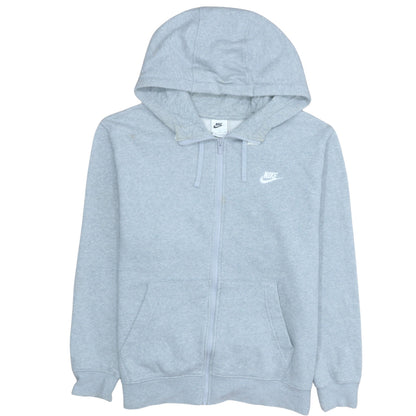 Womens UK Size XL Nike Grey Full Zip Hoodie