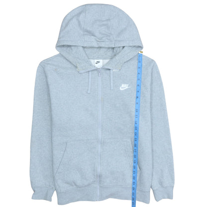 Womens UK Size XL Nike Grey Full Zip Hoodie