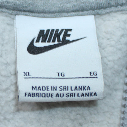 Womens UK Size XL Nike Grey Full Zip Hoodie