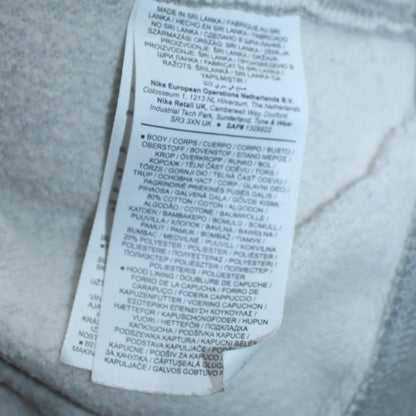Womens UK Size XL Nike Grey Full Zip Hoodie