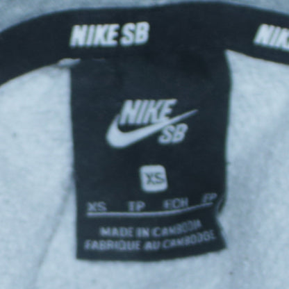 Mens UK Size XS Nike Grey Pullover Hoodie