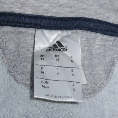 Mens UK Size M adidas Grey Full Zip Hoodie