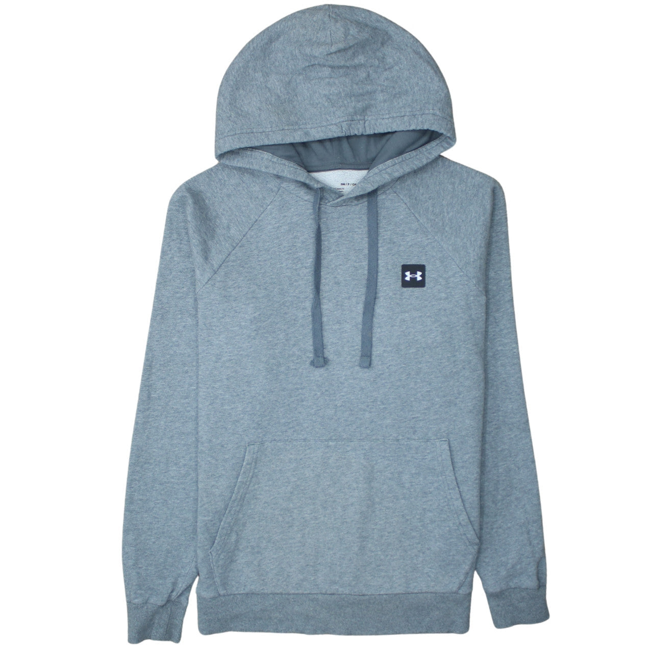 Mens UK Size S Under armour Grey Pullover Hoodie