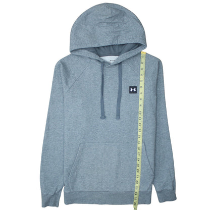 Mens UK Size S Under armour Grey Pullover Hoodie