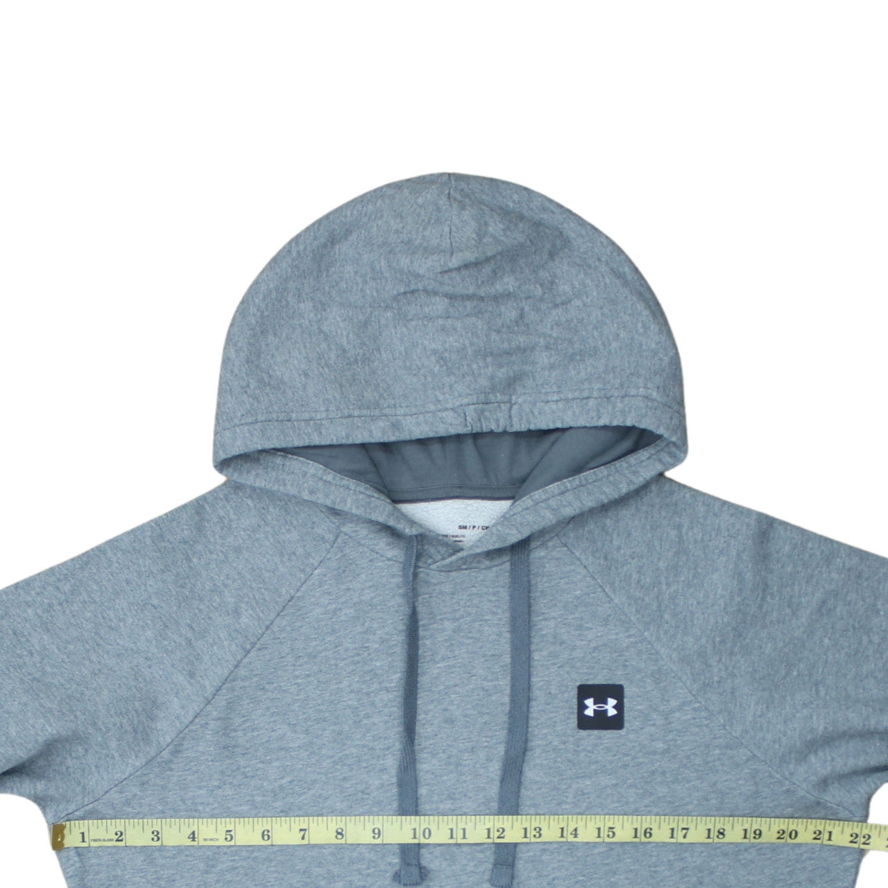 Mens UK Size S Under armour Grey Pullover Hoodie