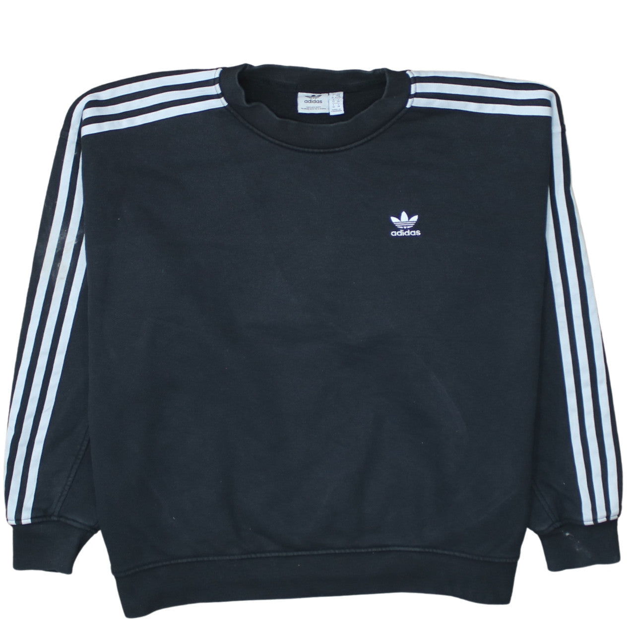 Womens UK Size XS adidas Black Pullover Sweatshirt