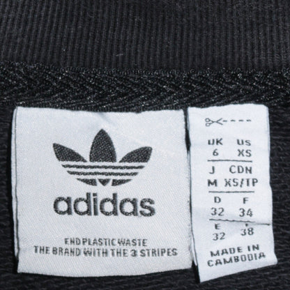 Womens UK Size XS adidas Black Pullover Sweatshirt