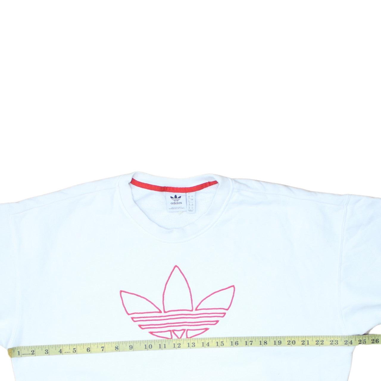 Womens UK Size 12 adidas White Pullover Sweatshirt
