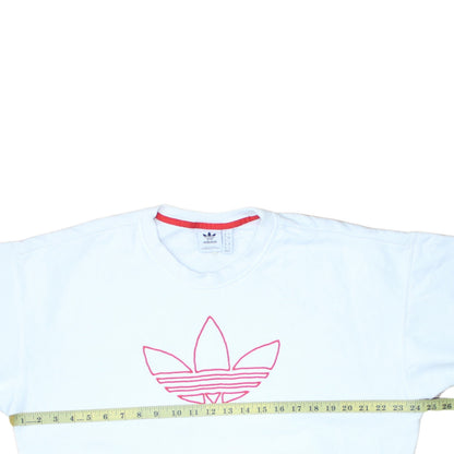 Womens UK Size 12 adidas White Pullover Sweatshirt
