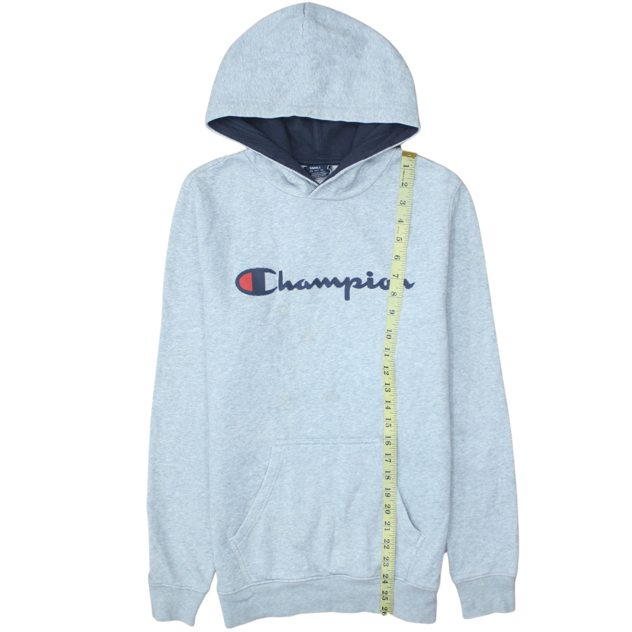 Mens UK Size S Champion Grey Pullover Hoodie