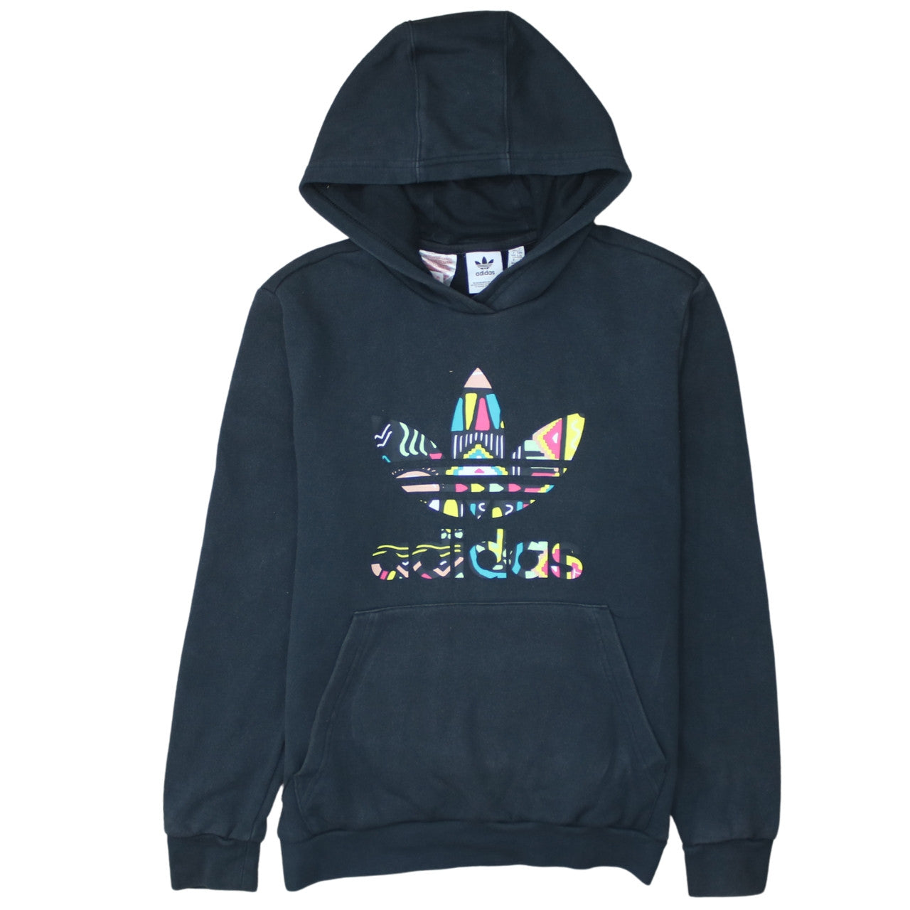 Boys UK Size 13-14 Years adidas Black Pullover Hoodie