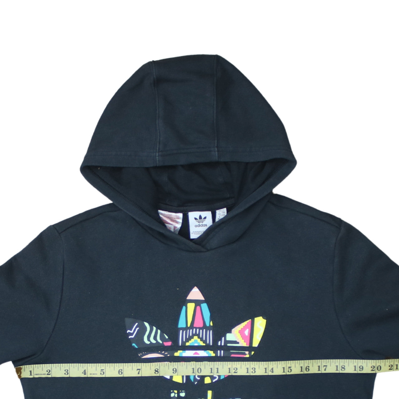 Boys UK Size 13-14 Years adidas Black Pullover Hoodie