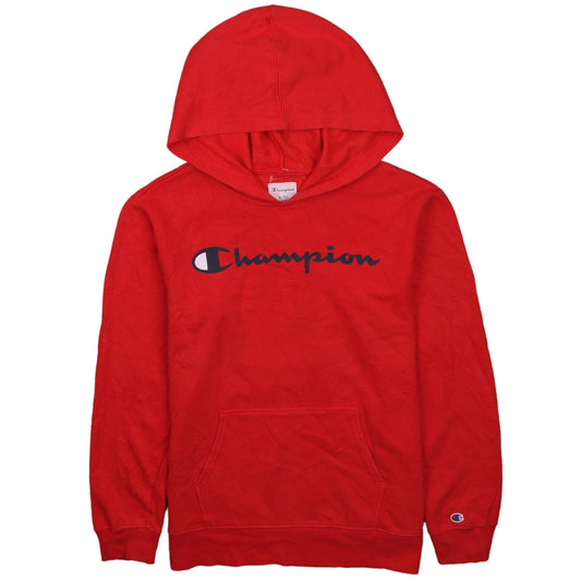 Womens UK Size 14 Champion Red Pullover Hoodie