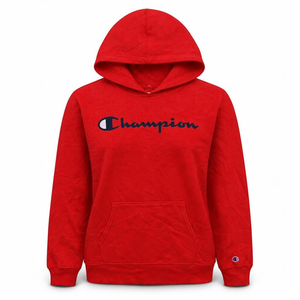 Womens UK Size 14 Champion Red Pullover Hoodie