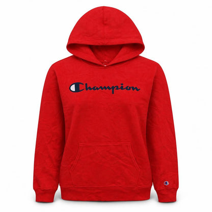 Womens UK Size 14 Champion Red Pullover Hoodie