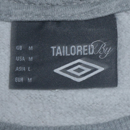 Mens UK Size M Umbro Grey Pullover Sweatshirt