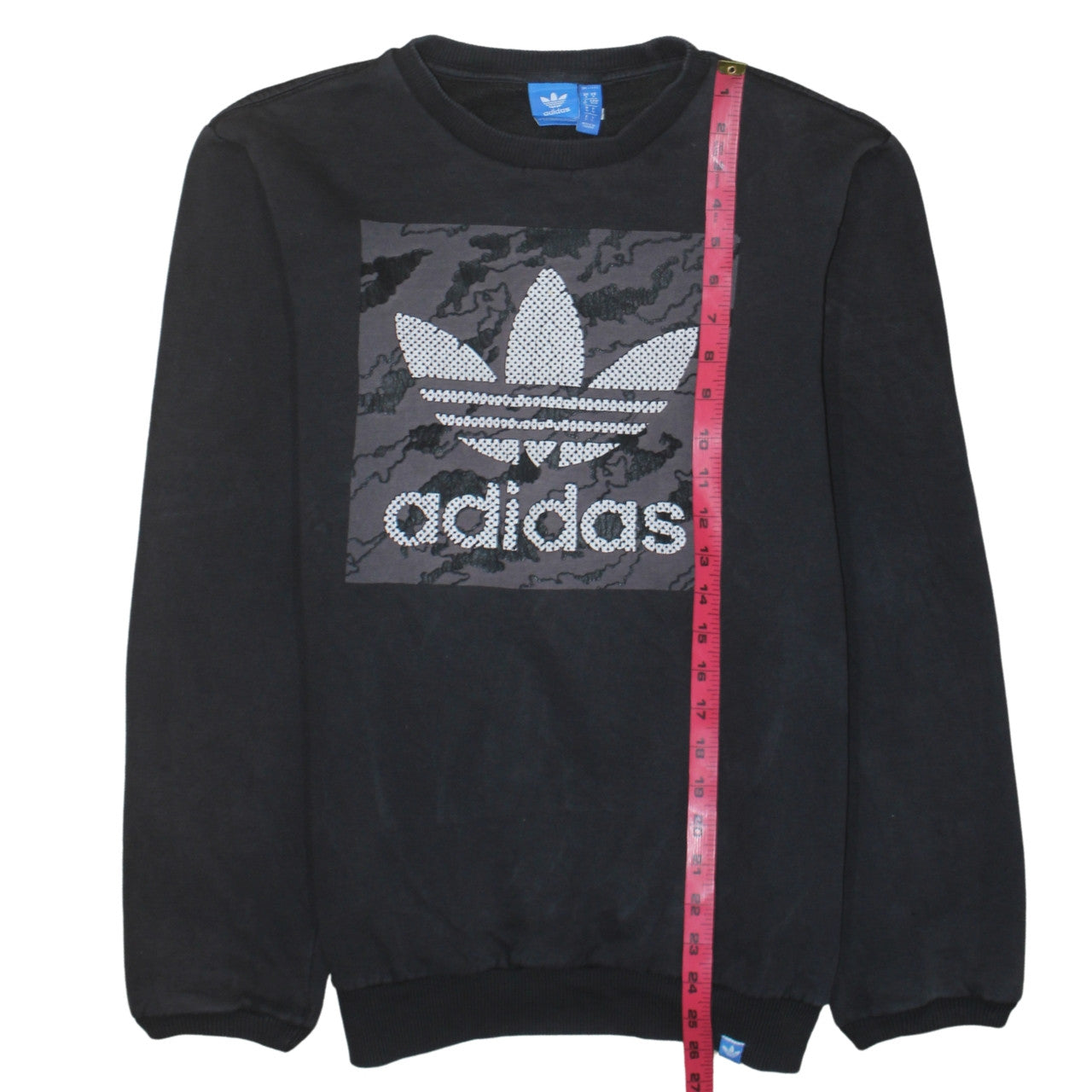 Mens UK Size S adidas Black Pullover Sweatshirt
