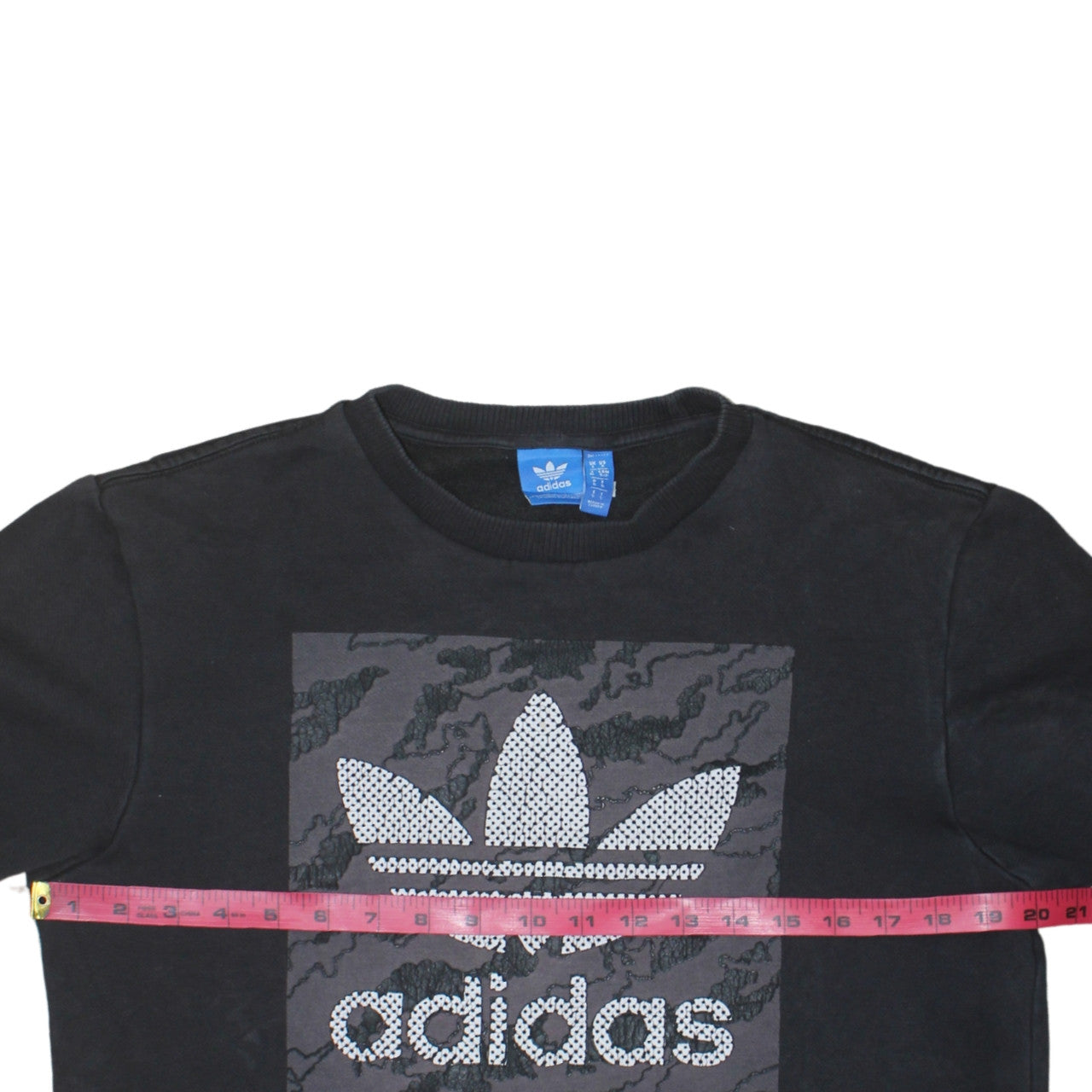 Mens UK Size S adidas Black Pullover Sweatshirt