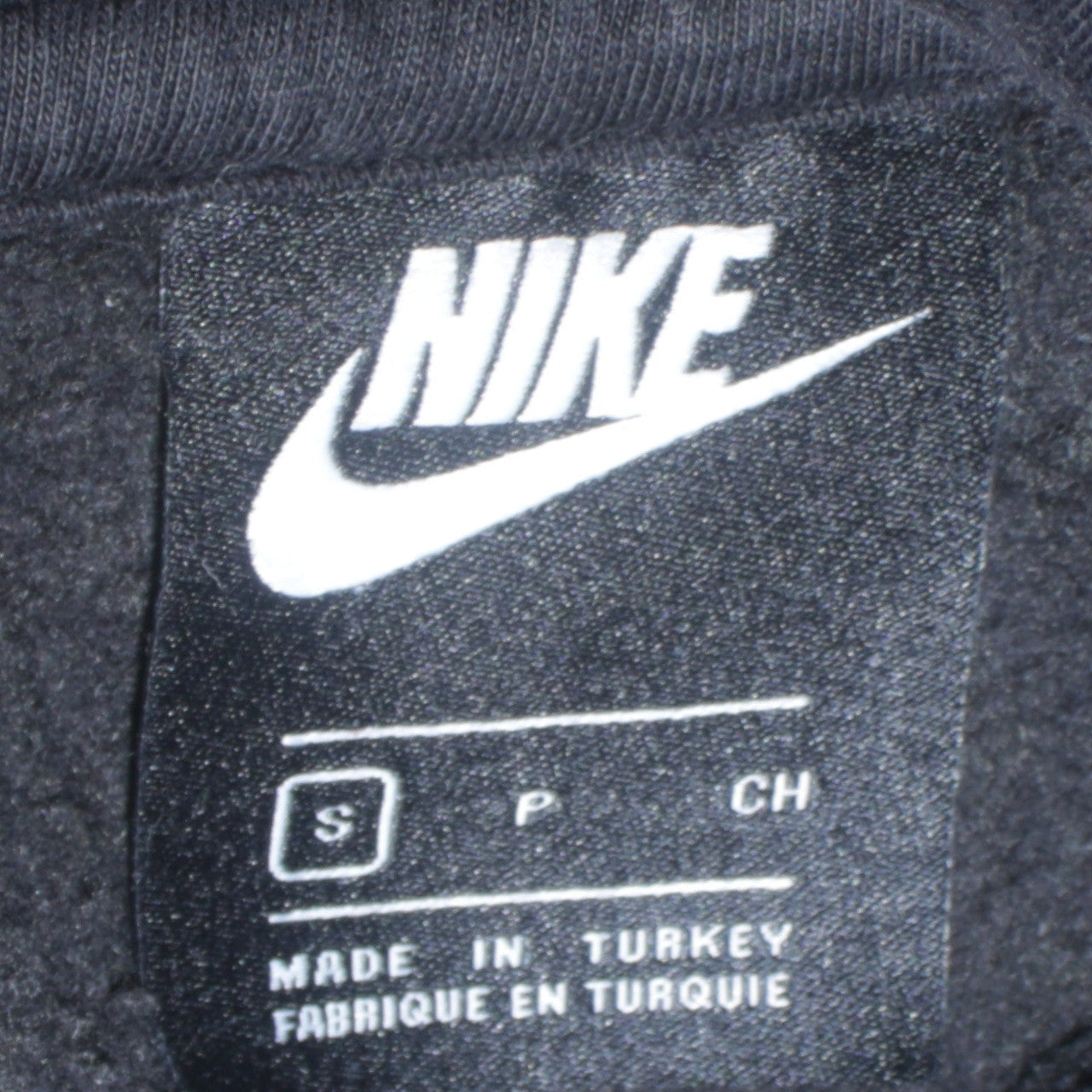Mens UK Size S Nike Black Pullover Hoodie