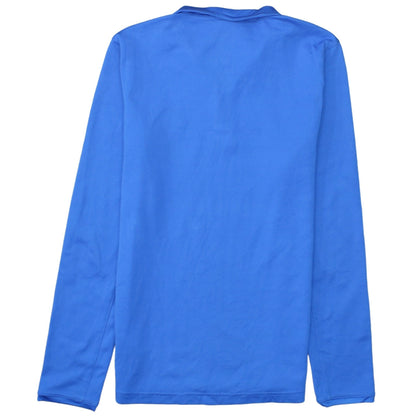 Mens UK Size S Nike Blue 1/4 Zip Sweatshirt