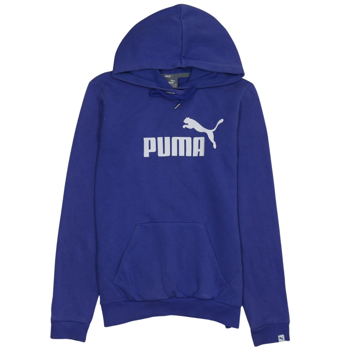 Womens UK Size 10 PUMA Blue Pullover Hoodie