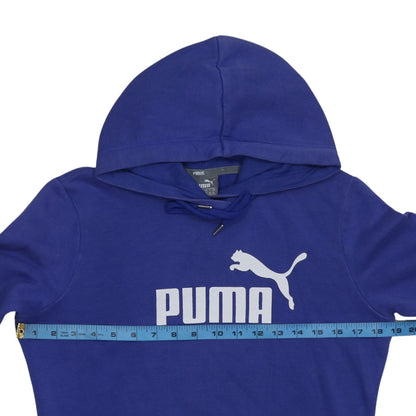 Womens UK Size 10 PUMA Blue Pullover Hoodie