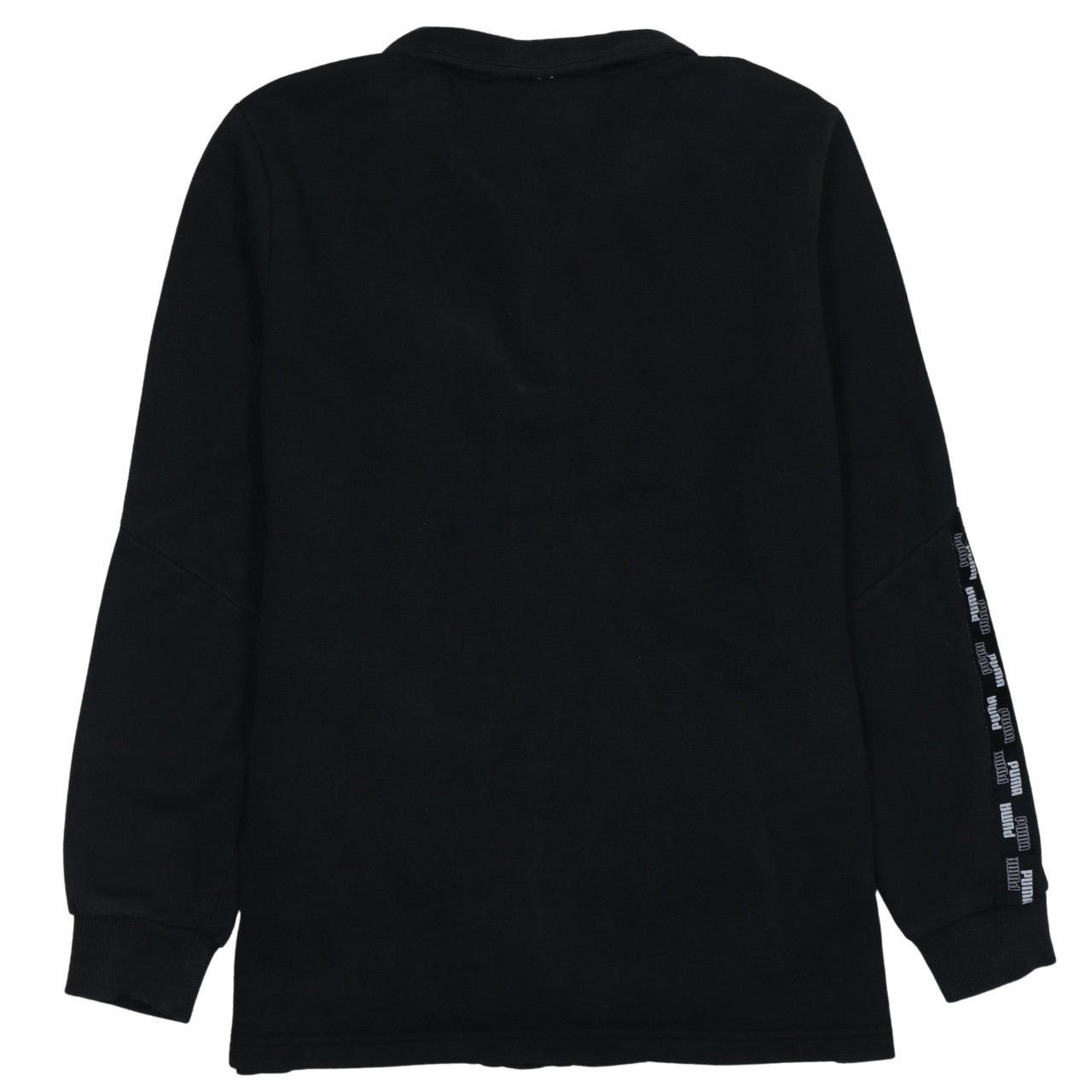Mens UK Size M PUMA Black Henley Sweatshirt