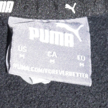Mens UK Size M PUMA Black Henley Sweatshirt