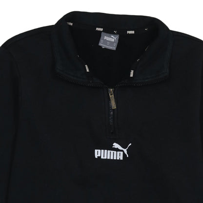 Mens UK Size M PUMA Black Henley Sweatshirt