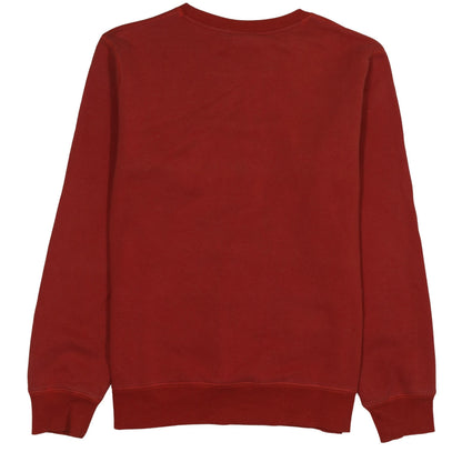 Mens UK Size L Champion Red Pullover Sweatshirt