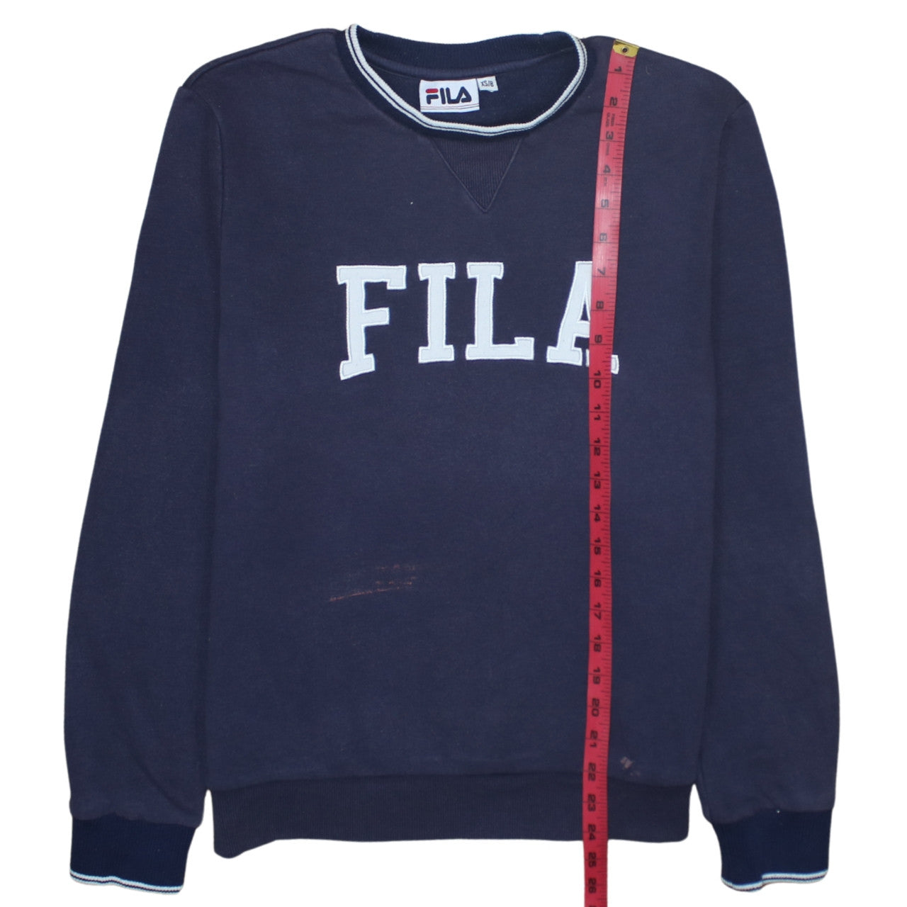 Womens UK Size XS FILA Blue Pullover Sweatshirt
