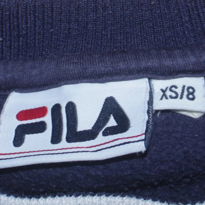 Womens UK Size XS FILA Blue Pullover Sweatshirt