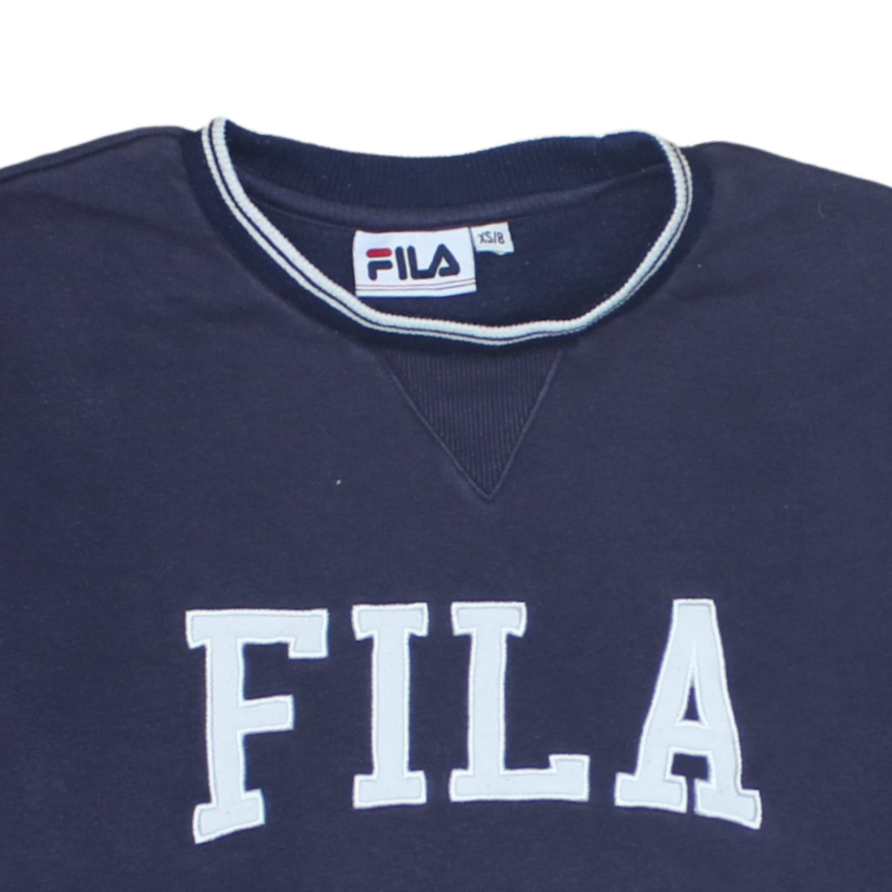 Womens UK Size XS FILA Blue Pullover Sweatshirt