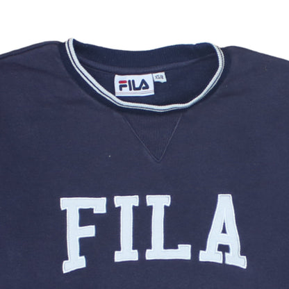 Womens UK Size XS FILA Blue Pullover Sweatshirt