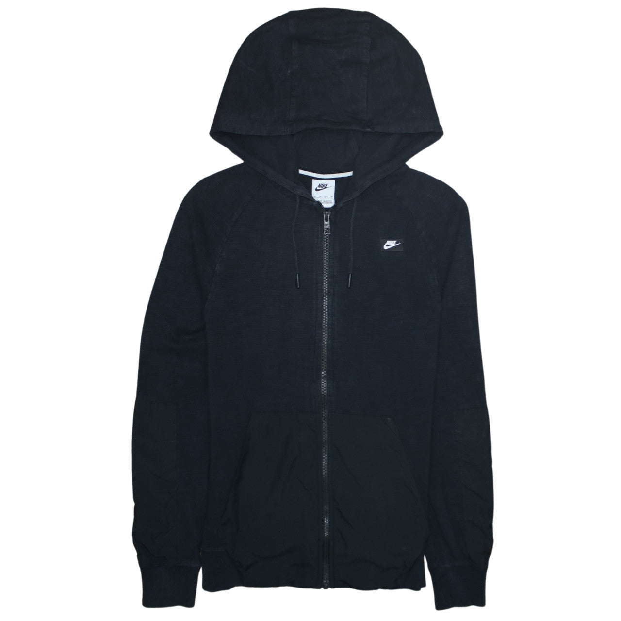Mens UK Size XS Nike Black Full Zip Hoodie