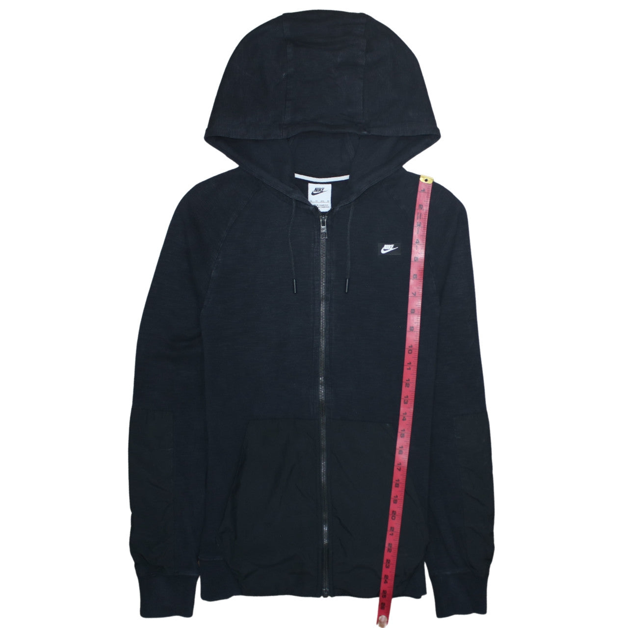Mens UK Size XS Nike Black Full Zip Hoodie