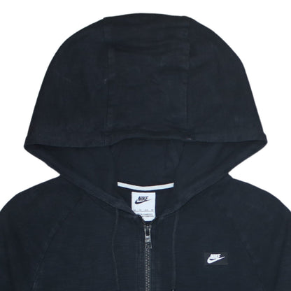 Mens UK Size XS Nike Black Full Zip Hoodie