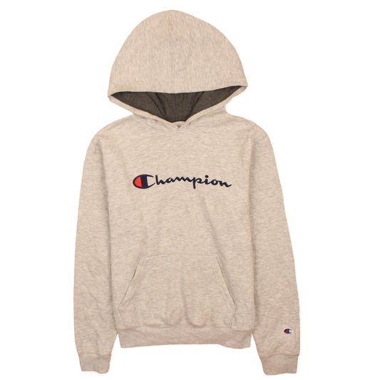 Womens UK Size XL Champion Beige Pullover Hoodie
