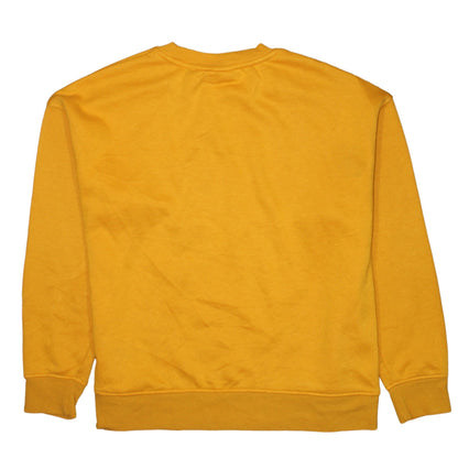 Womens UK Size 10/12 Disney Yellow Pullover Sweatshirt