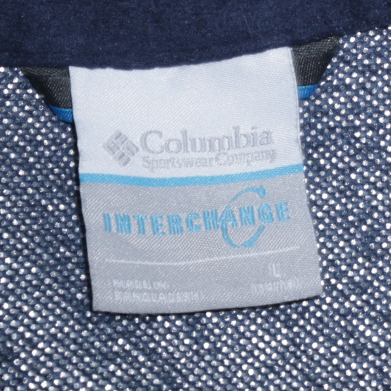 Womens UK Size L Columbia Blue Hiking Walking Outdoor Gym & Training Jacket