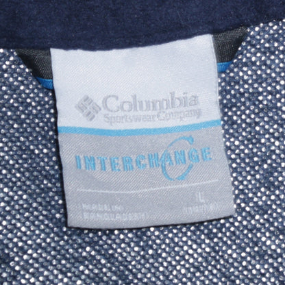 Womens UK Size L Columbia Blue Hiking Walking Outdoor Gym & Training Jacket