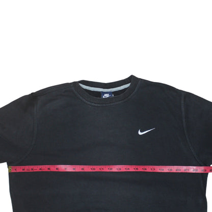 Mens UK Size L Nike Black Pullover Sweatshirt