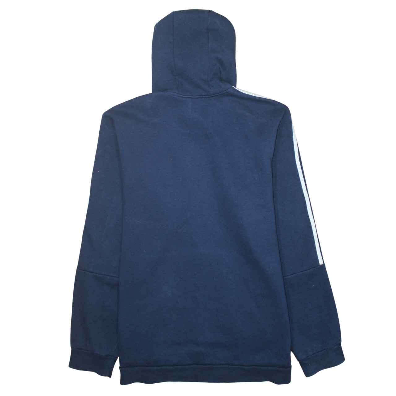 Mens UK Size 2XL adidas Blue Pullover Hoodie