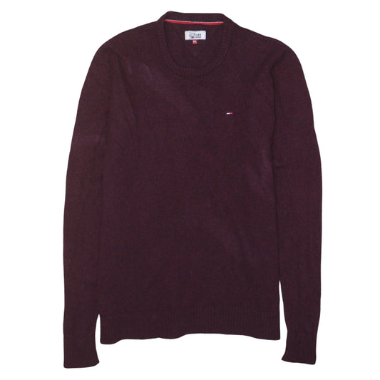 Mens UK Size 2XL Tommy Hilfiger Red Pullover Jumper